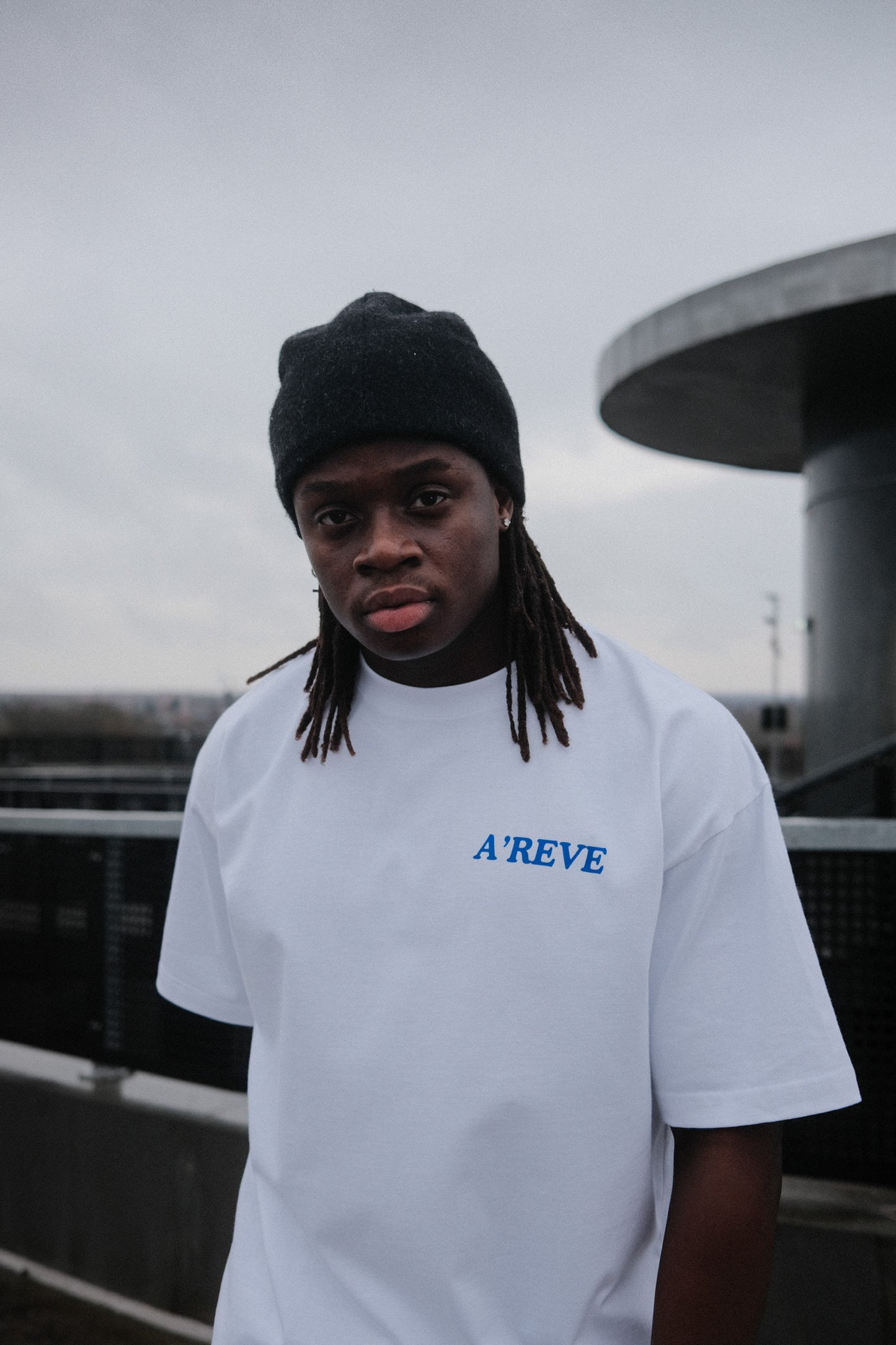 A'REVE Box Fit Heavy Tee - White