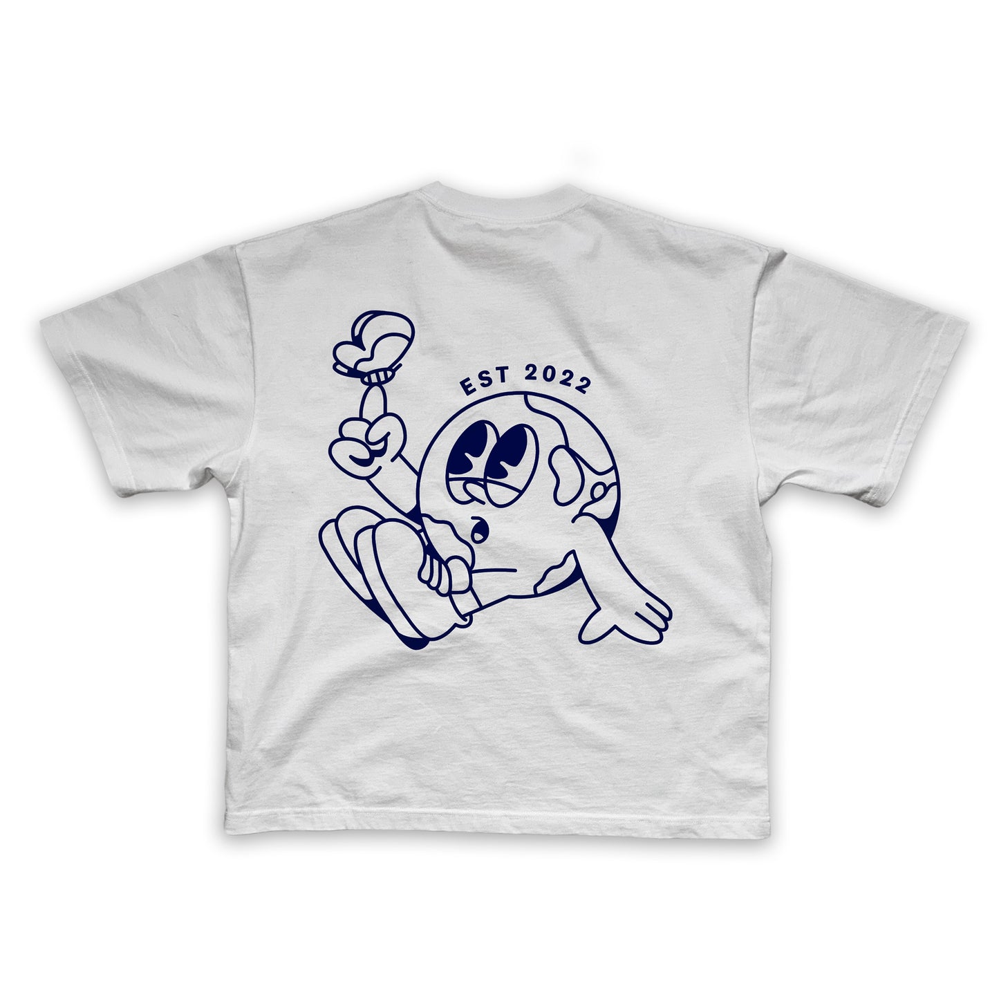A'REVE Box Fit Heavy Tee - White