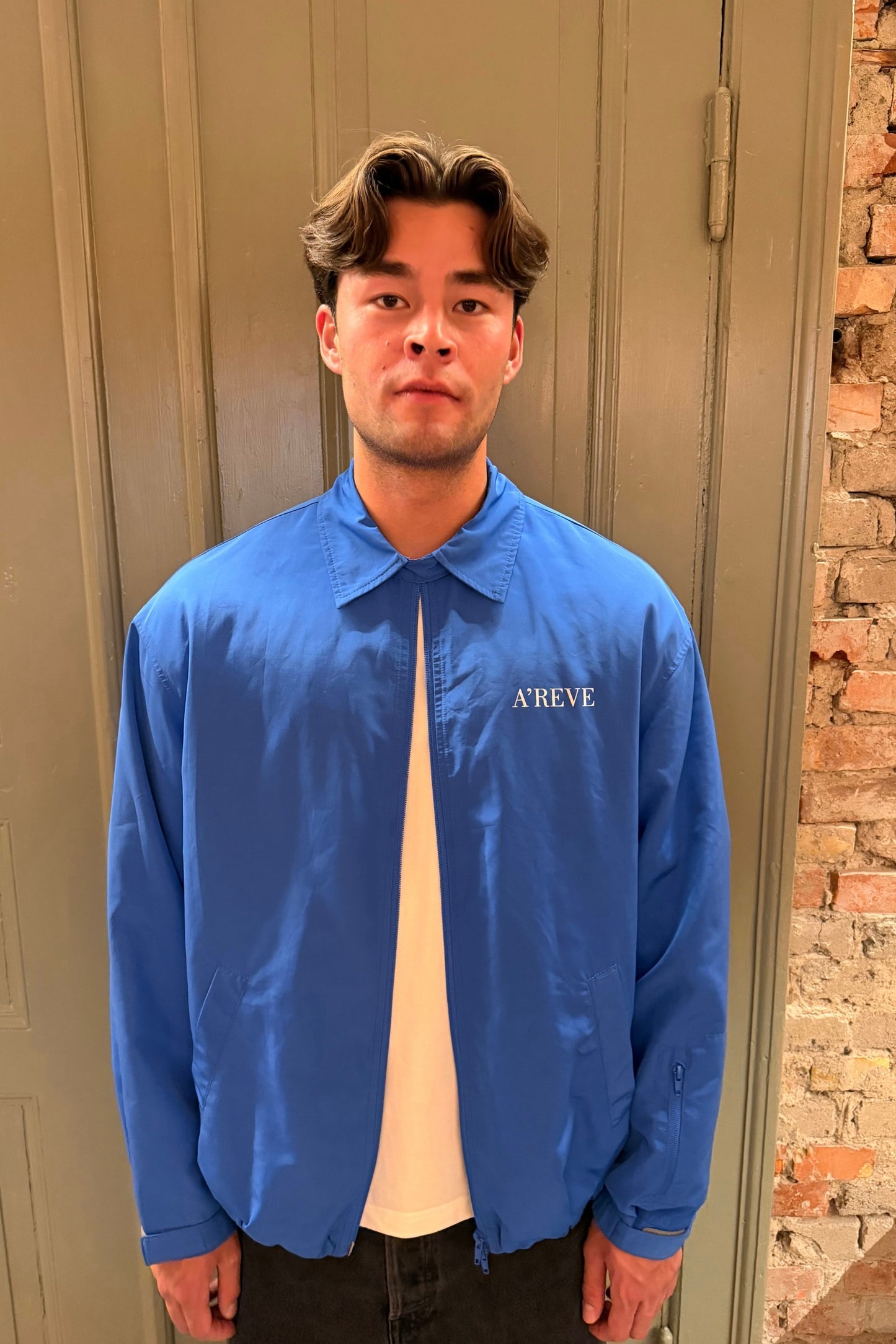 Oversize Track Jacket, Unisex - Blue
