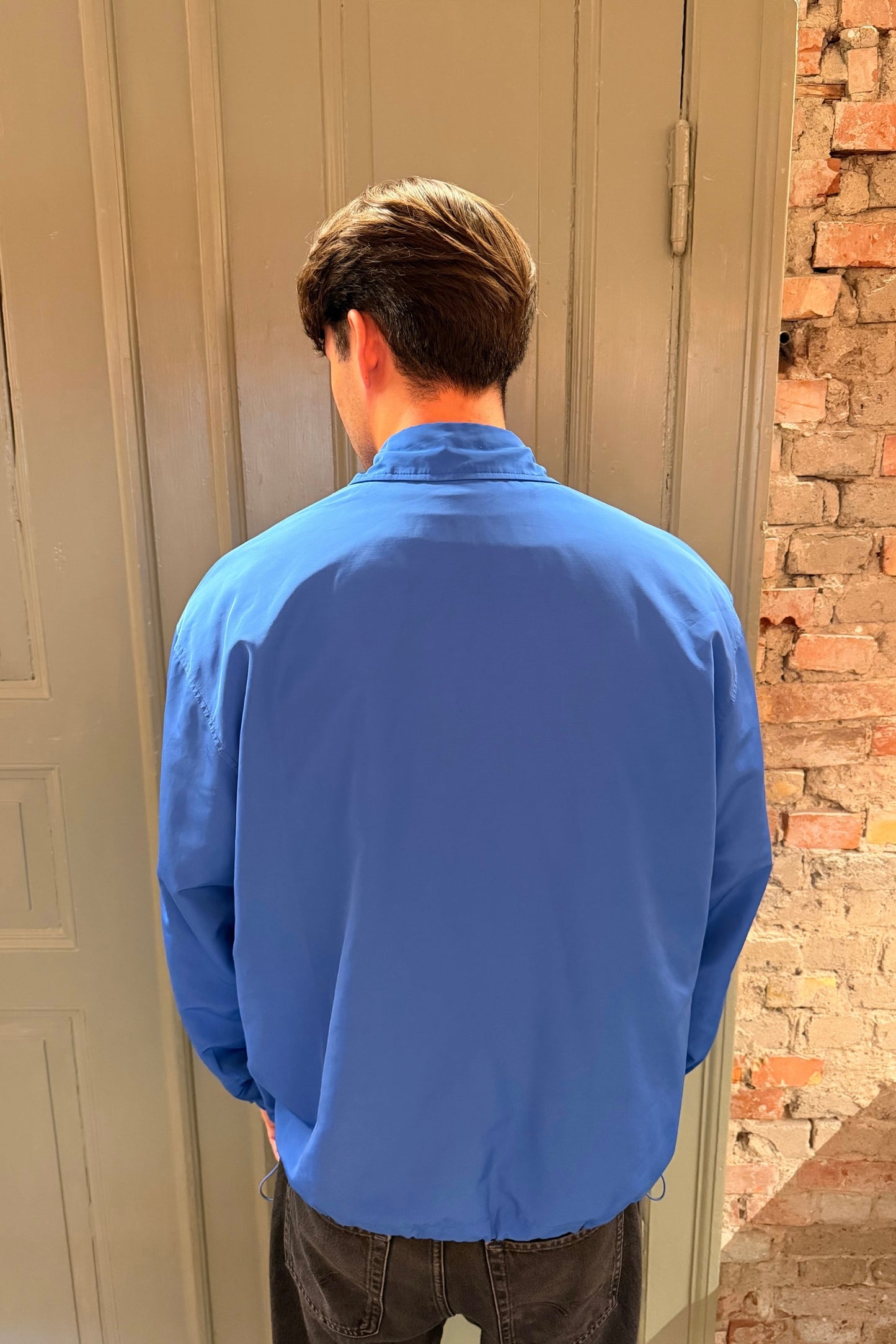 Oversize Track Jacket, Unisex - Blue
