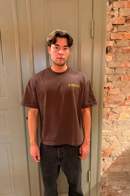 Oversized Box fit, Unisex - Chocolate Brown