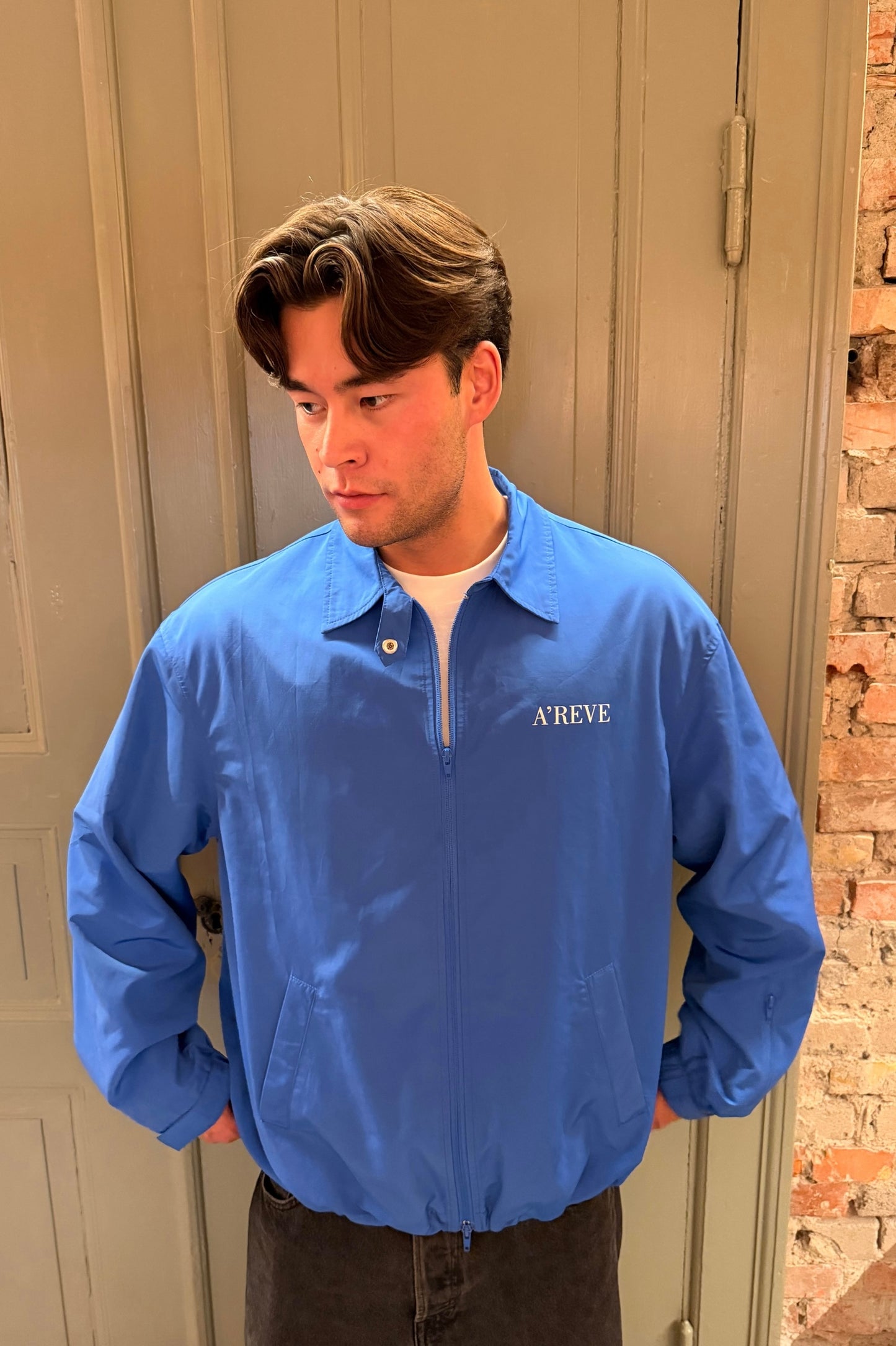 Oversize Track Jacket, Unisex - Blue