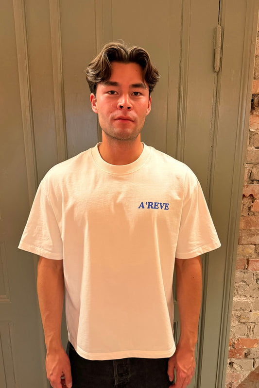 Oversized Box Fit, Unisex - Cream/ Off White