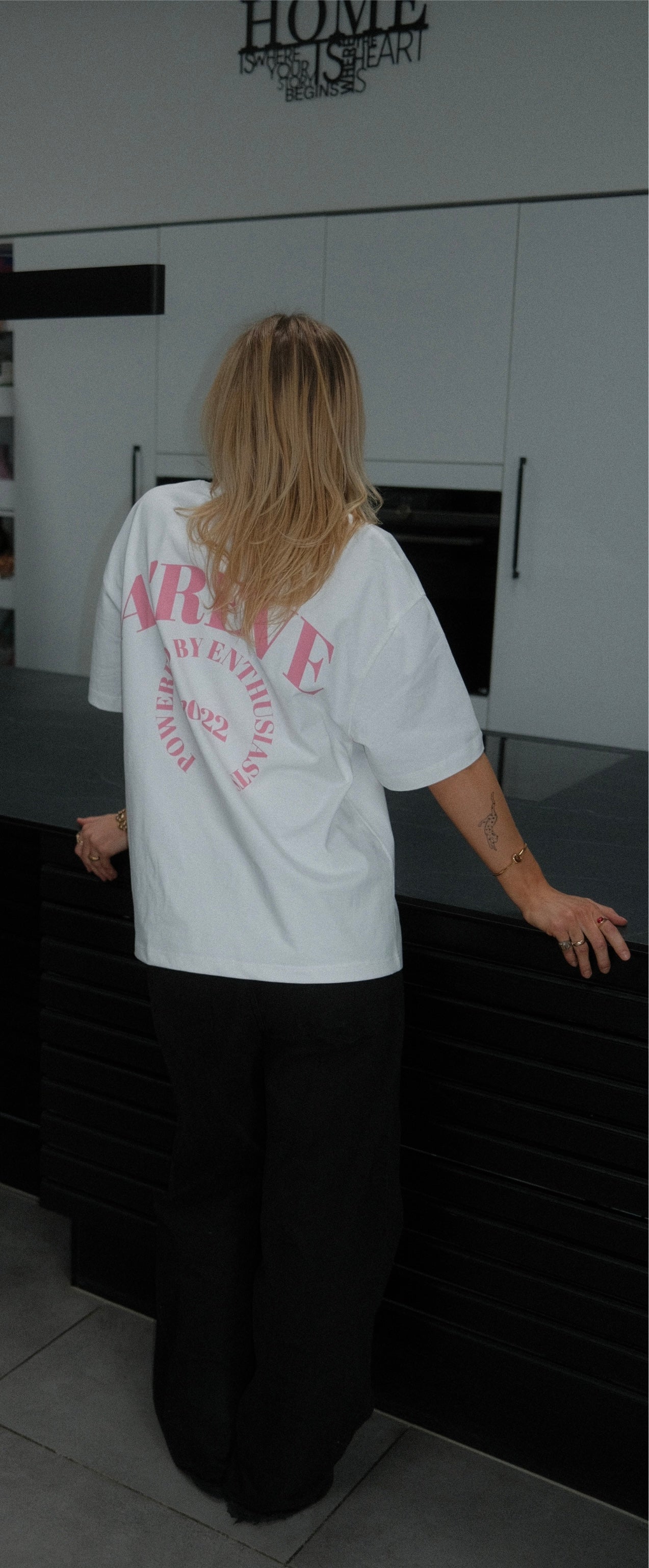 A’REVE Box Fit Heavy Tee - White